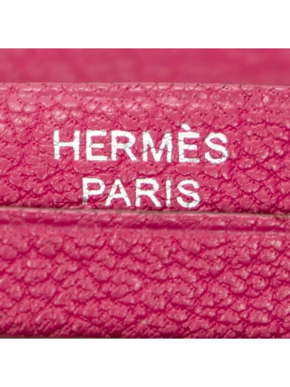 Hermes Bearn Wallet Rose Shocking Chèvre Leather